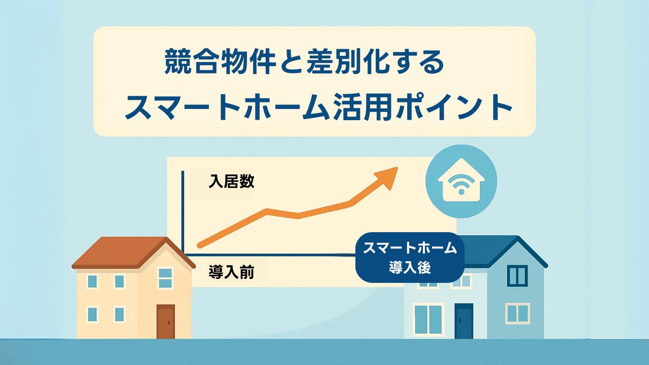 競合物件と差別化するスマートホーム活用ポイント-kv